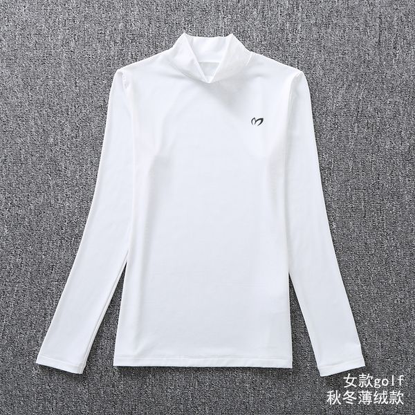 women's polos autumn and winter golf clothing women's base coat elastic slim fashion plush warm long sleeve high-quality 230825, White
women's polos autumn and winter golf clothing women's base coat elastic slim fashion plush warm long sleeve high-quality 230825, White