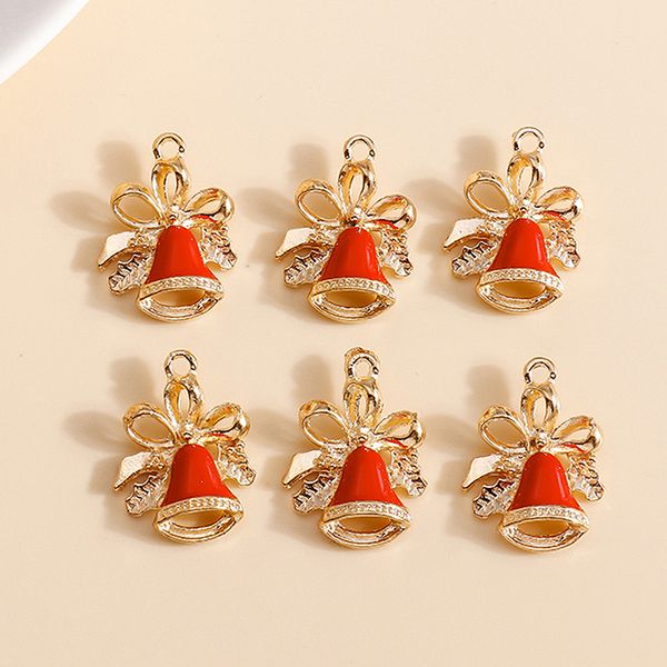 charms 10pcs 16*21mm enamel christmas bell charms diy for bracelets pendants earrings making creative gift charms jewelry accessories 230826, Bronze;silver
charms 10pcs 16*21mm enamel christmas bell charms diy for bracelets pendants earrings making creative gift charms jewelry accessories 230826, Bronze;silver