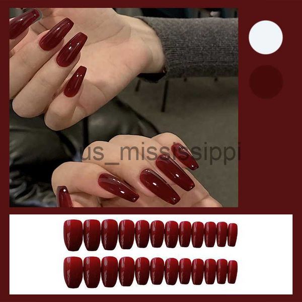 false nails new fake nail pieces jelly burgundy long wearing nail stickers finished nails 24 pcs with glue x0826, Red;gold
false nails new fake nail pieces jelly burgundy long wearing nail stickers finished nails 24 pcs with glue x0826, Red;gold