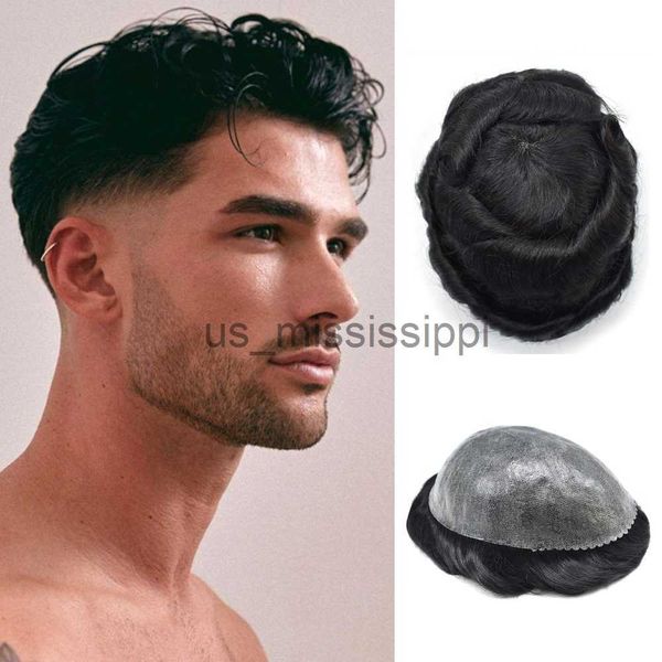 synthetic wigs toupee for men human hair replacement system durable capillary prosthesis 01012mm thin skin full poly injection male wig unit, Black
synthetic wigs toupee for men human hair replacement system durable capillary prosthesis 01012mm thin skin full poly injection male wig unit, Black