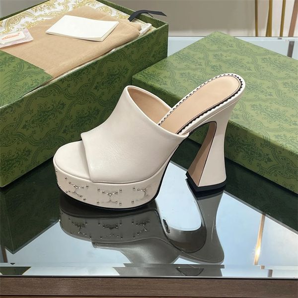 designer women platform slide sandal mule high-heel thick heel slip-on leather sandals lady beach party outdoor sandals with box size 35-42, Black
designer women platform slide sandal mule high-heel thick heel slip-on leather sandals lady beach party outdoor sandals with box size 35-42, Black