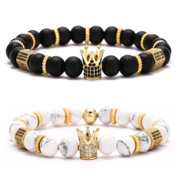 bangle trendy micro pave cubic zirconia hecagon crown charm bracelet women men couple stone bead bangles gift fashion jewelry wholesale 2308, Black
bangle trendy micro pave cubic zirconia hecagon crown charm bracelet women men couple stone bead bangles gift fashion jewelry wholesale 2308, Black