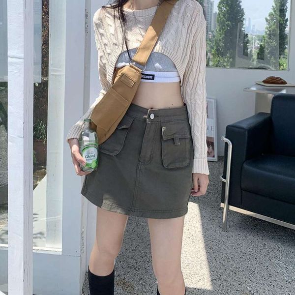 cowboy skirt girl summer high waist slim design short work clothes a line butt, Black
cowboy skirt girl summer high waist slim design short work clothes a line butt, Black