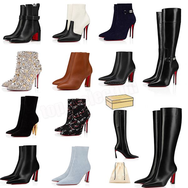 for women red bottoms boot fashion womens boots over the knee boot high heels lady pointed-toe pumps style ankle short booties fashion luxur, Black
for women red bottoms boot fashion womens boots over the knee boot high heels lady pointed-toe pumps style ankle short booties fashion luxur, Black
