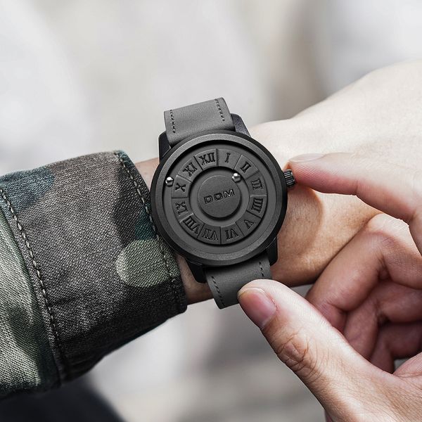 wristwatches dom trend concept personality men's watch creative scrolling pointer magnetic force fashion watch for men waterproof 23082, Slivery;brown
wristwatches dom trend concept personality men's watch creative scrolling pointer magnetic force fashion watch for men waterproof 23082, Slivery;brown