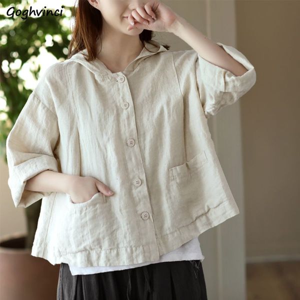 women blends jacket m 3xl vintage loose casual solid all match spring sunscreen thin breathable japaneses style female gentle literary 23082, Black
women blends jacket m 3xl vintage loose casual solid all match spring sunscreen thin breathable japaneses style female gentle literary 23082, Black