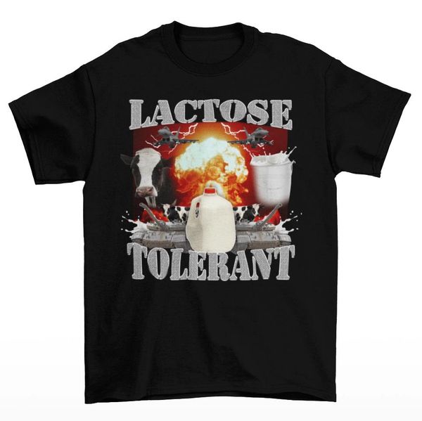 men's t-shirts new fashion lactose tolerant let this man operate heavy machinery t-shirts, White;black
men's t-shirts new fashion lactose tolerant let this man operate heavy machinery t-shirts, White;black