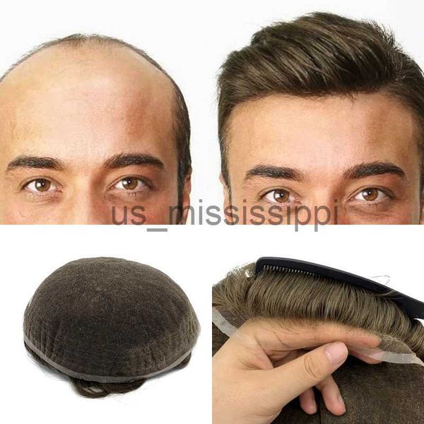 synthetic wigs seller have in stock quality french lace human hair mens toupees x0826, Black
synthetic wigs seller have in stock quality french lace human hair mens toupees x0826, Black