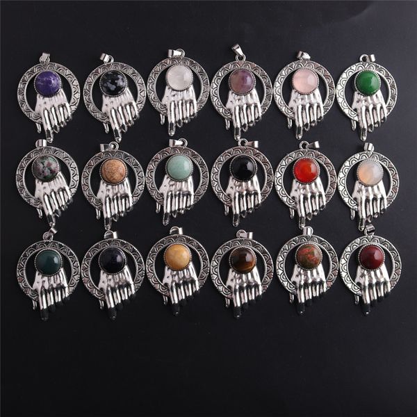 fatima hand alloy natural stone pendant energy rose quartz opal for girls women gift necklace jewelry making wholesale, Bronze;silver
fatima hand alloy natural stone pendant energy rose quartz opal for girls women gift necklace jewelry making wholesale, Bronze;silver