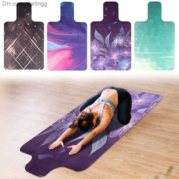 

non-slip pilates reformer mat folding exercise portable natural rubber meditation yoga mats pad gym home fitness equipment q230826
