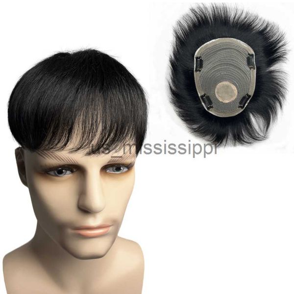 synthetic wigs 100 natural human hair toupee with 4 clips on short hair replacement system prosthetic men's wig male pieces for men bal, Black
synthetic wigs 100 natural human hair toupee with 4 clips on short hair replacement system prosthetic men's wig male pieces for men bal, Black