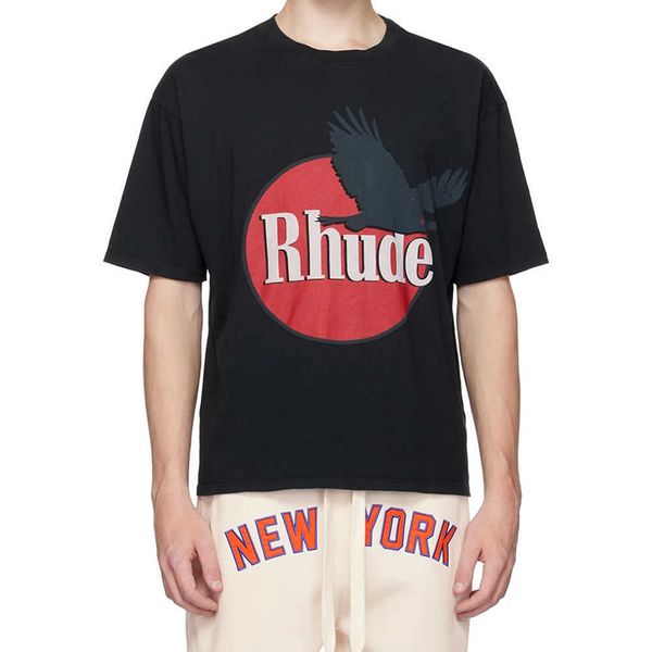 meichao rhude letter printing flying eagle high street men's large casual round neck short sleeve t-shirt cotton pullover, White;black
meichao rhude letter printing flying eagle high street men's large casual round neck short sleeve t-shirt cotton pullover, White;black