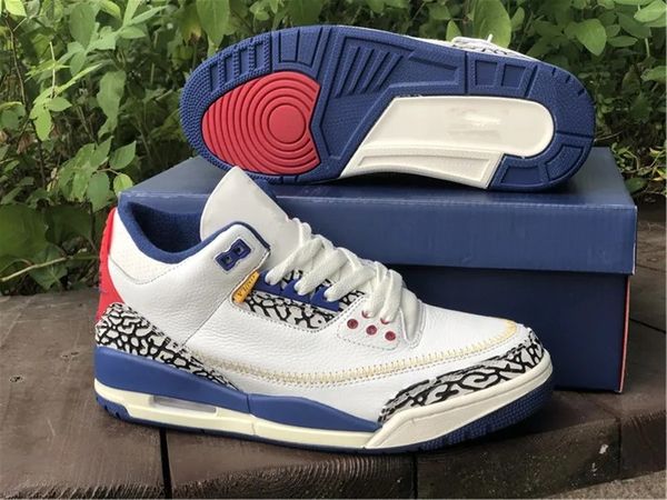 white blue red jumpman 3 basketball shoes man/woman sport sneaker with original box fast delivery
white blue red jumpman 3 basketball shoes man/woman sport sneaker with original box fast delivery