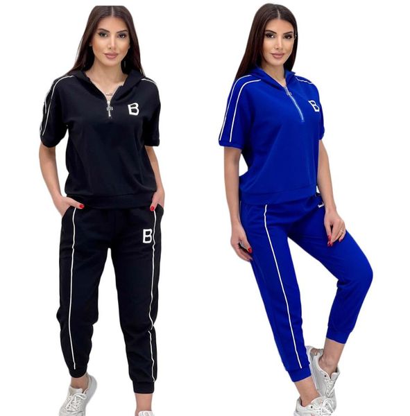 european american women clothing summer tracksuits stylish hooded embroidered casual ladies short-sleeved t-shirts and pants two-piece outfi, Gray
european american women clothing summer tracksuits stylish hooded embroidered casual ladies short-sleeved t-shirts and pants two-piece outfi, Gray
