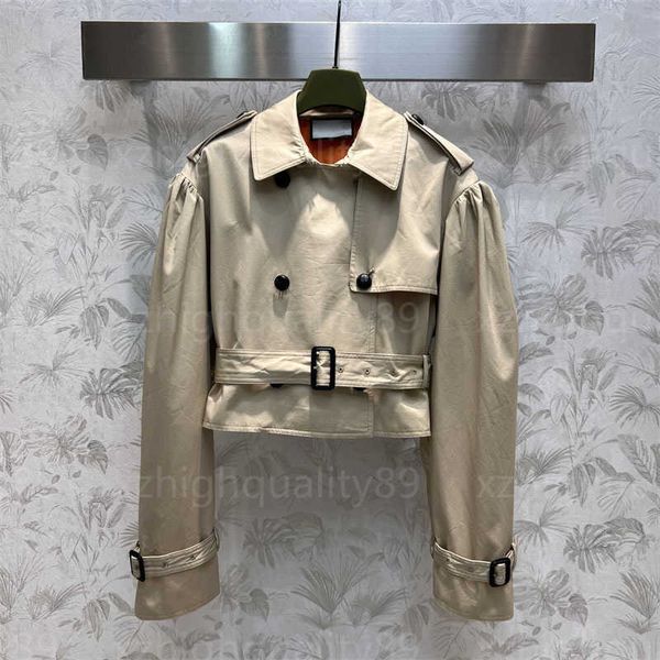 womens jacket trench coats designer women fashion bubble sleeved double breasted short windbreaker luxury temperament designers jackets, Black;brown
womens jacket trench coats designer women fashion bubble sleeved double breasted short windbreaker luxury temperament designers jackets, Black;brown