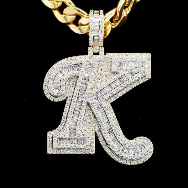 925 sterling silver hip hop vvs iced out baguette moissanite custom numbers initial letter pendant charm
925 sterling silver hip hop vvs iced out baguette moissanite custom numbers initial letter pendant charm