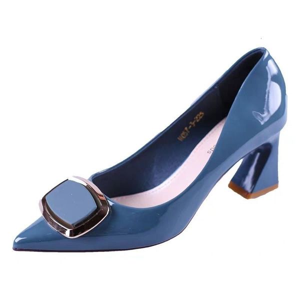 dress shoes women pumps square buckle office shoes pu shallow high heels pointed toe temperament soild tacones mujer elegantes 230825, Black
dress shoes women pumps square buckle office shoes pu shallow high heels pointed toe temperament soild tacones mujer elegantes 230825, Black
