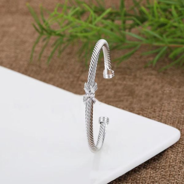 luxury bracelet twisted bracelets designer jewelry for men gold silver pearl diamond cuff bangle cross fashion jewelrys women party wedding, Black
luxury bracelet twisted bracelets designer jewelry for men gold silver pearl diamond cuff bangle cross fashion jewelrys women party wedding, Black