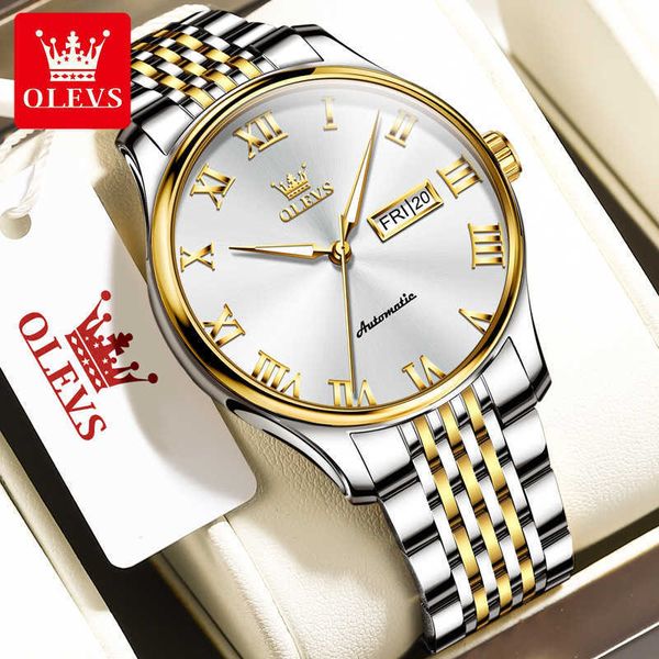 luxury designer watches brand fully automatic mechanical watch roman scale waterproof luminous dual calendar men's, Slivery;black
luxury designer watches brand fully automatic mechanical watch roman scale waterproof luminous dual calendar men's, Slivery;black