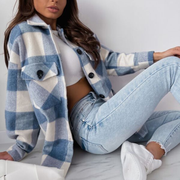 women blend vintage plaid shirt button up oversize spring autumn chic ladies loose elegant female outfits girls 230826, Black
women blend vintage plaid shirt button up oversize spring autumn chic ladies loose elegant female outfits girls 230826, Black