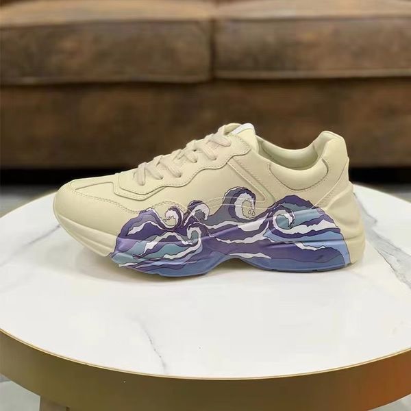 designer sneakers rhyton casual shoes men women daddy sneaker lady luxurys runner trainers chaussures multicolor platform shoes, Black
designer sneakers rhyton casual shoes men women daddy sneaker lady luxurys runner trainers chaussures multicolor platform shoes, Black