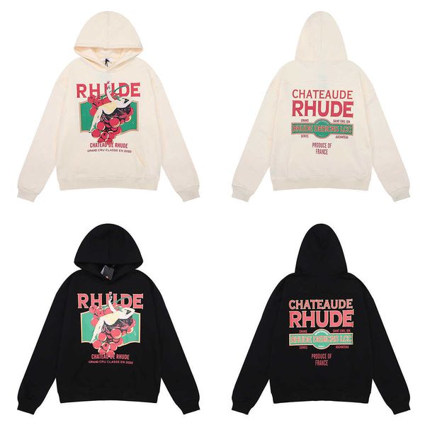 high street skateboard rhude cartoon print hoodie fashion men and women lazy style high street long sleeve hoodie coat, Black
high street skateboard rhude cartoon print hoodie fashion men and women lazy style high street long sleeve hoodie coat, Black