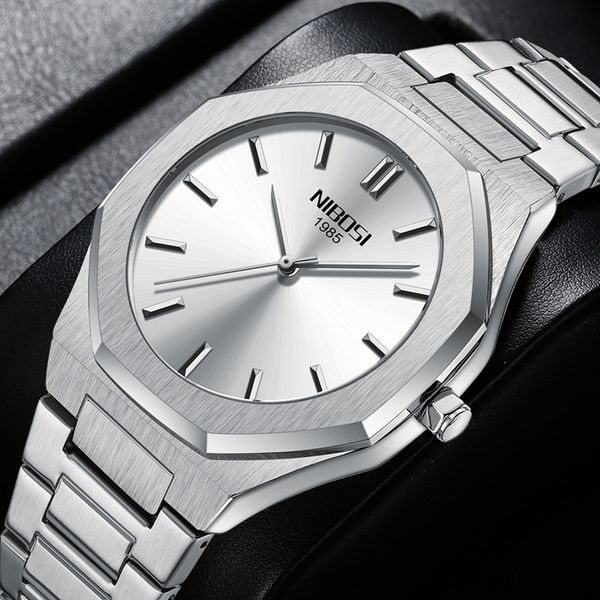 wristwatches nibosi 2023 luxury brand male quartz watch for men business simple watches luminous military waterproof clock relogio masculino, Slivery;brown
wristwatches nibosi 2023 luxury brand male quartz watch for men business simple watches luminous military waterproof clock relogio masculino, Slivery;brown