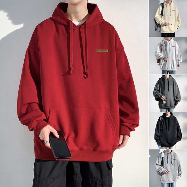 hooded sweater for men 2023 new spring and autumn season solid color hoodie for men's american high street loose ruffled and handsome, Black
hooded sweater for men 2023 new spring and autumn season solid color hoodie for men's american high street loose ruffled and handsome, Black