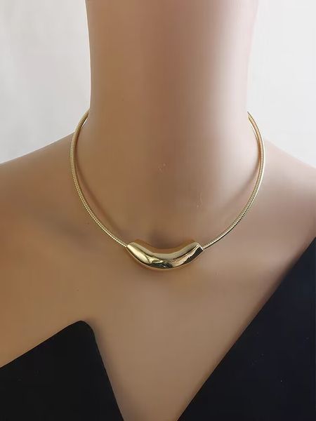 luxury womens necklace silvery simple moon shape necklace collar personality jewelry retro gift, Silver
luxury womens necklace silvery simple moon shape necklace collar personality jewelry retro gift, Silver