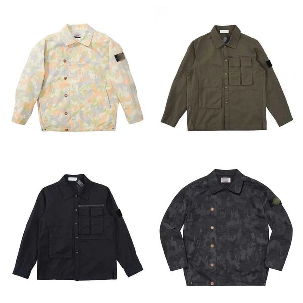 outerwear designer badges zipper shirt jacket loose style spring autumn mens oxford breathable portable high street stones island clothing j, Black;brown
outerwear designer badges zipper shirt jacket loose style spring autumn mens oxford breathable portable high street stones island clothing j, Black;brown