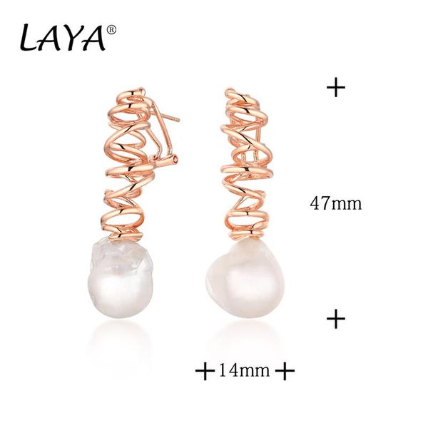 knot laya 925 sterling silver classic personality design twist rope multiline natural baroque pearl drop clip earrings for women
knot laya 925 sterling silver classic personality design twist rope multiline natural baroque pearl drop clip earrings for women