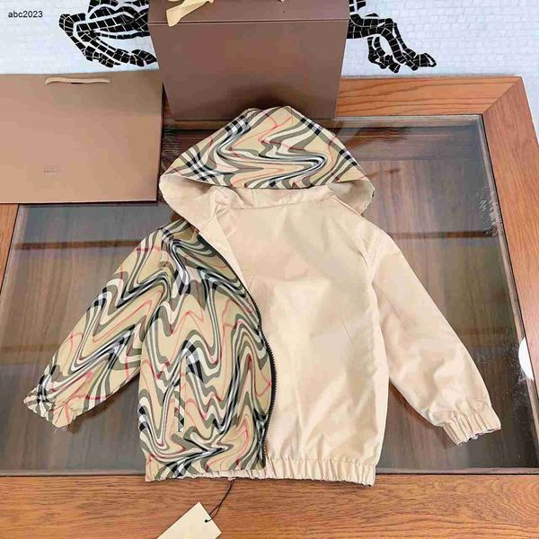 new designer color kids zipper coats double sided use child hooded jacket size 110-160 cm embroidered logo decoration baby outwear aug24, Blue;gray
new designer color kids zipper coats double sided use child hooded jacket size 110-160 cm embroidered logo decoration baby outwear aug24, Blue;gray