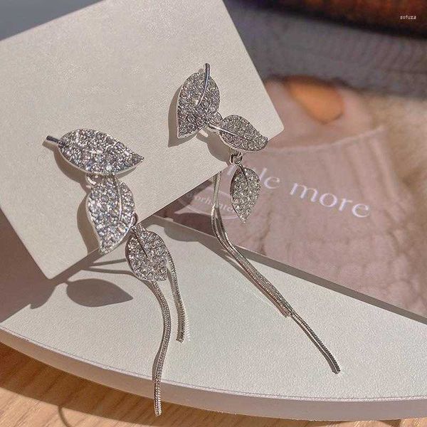 stud earrings colorful l exquisite long tassel personality leaf two ways wear drop for women cool girl's friend fashion jewelry gift, Golden;silver
stud earrings colorful l exquisite long tassel personality leaf two ways wear drop for women cool girl's friend fashion jewelry gift, Golden;silver