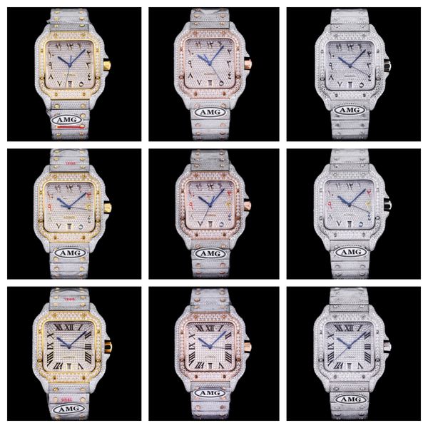 amg montre de luxe babysbreath diamond watch 40mm 9015 automatic mechanical movement fine steel case mens watches, Slivery;brown
amg montre de luxe babysbreath diamond watch 40mm 9015 automatic mechanical movement fine steel case mens watches, Slivery;brown