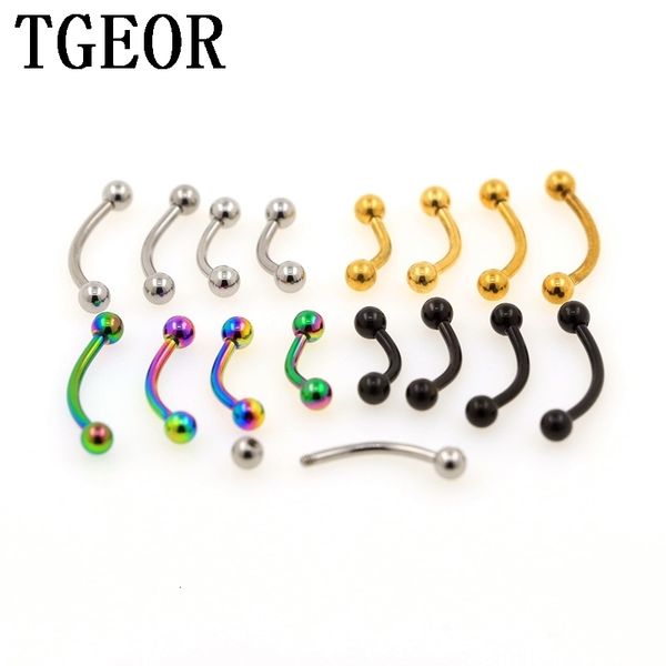 labret lip piercing jewelry wholesale 100pcs 16g 18g stainless steel piercing curved barbell plated colors eyebrow ring 230825, Black
labret lip piercing jewelry wholesale 100pcs 16g 18g stainless steel piercing curved barbell plated colors eyebrow ring 230825, Black