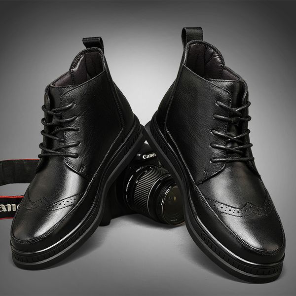 boots spring and autumn men's casual wedding banquet dress brock chelsea boots carved brock leather shoes gentleman ankle boots 230825, Black
boots spring and autumn men's casual wedding banquet dress brock chelsea boots carved brock leather shoes gentleman ankle boots 230825, Black