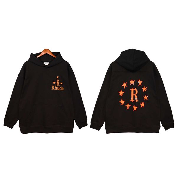 rhude high street trendy ribbed knitted cotton autumn hooded sweater american street fashion brand loose fit for men and women, Black
rhude high street trendy ribbed knitted cotton autumn hooded sweater american street fashion brand loose fit for men and women, Black