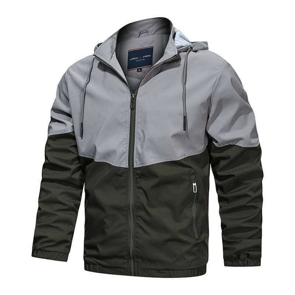 autumn and winter new jacket hooded casual contrast sports coat men's, Black;brown
autumn and winter new jacket hooded casual contrast sports coat men's, Black;brown