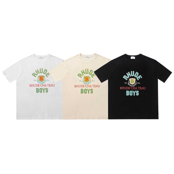 american small crowd fashion brand rhude design sense short-sleeved male and female lovers fog high street loose t-shirt spring and summer h, White;black
american small crowd fashion brand rhude design sense short-sleeved male and female lovers fog high street loose t-shirt spring and summer h, White;black