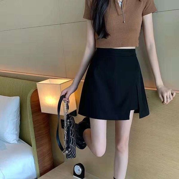 large size irregular spring and skirt summer high waist slim looking black fat belly covering short for women
large size irregular spring and skirt summer high waist slim looking black fat belly covering short for women