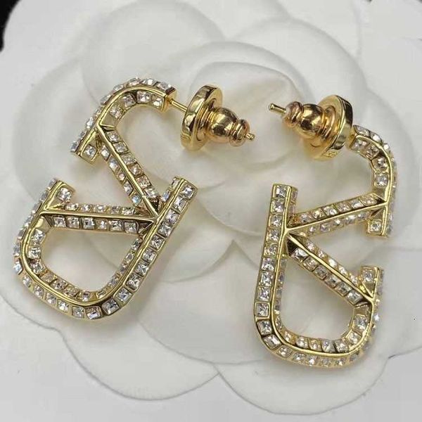 designer earrings valentino luxury letter square stone rhinestone fashion 925 silver needle earrings valentine's day gifts accessories, Golden;silver
designer earrings valentino luxury letter square stone rhinestone fashion 925 silver needle earrings valentine's day gifts accessories, Golden;silver