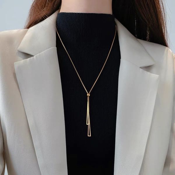popular geometric sweater box chain female long necklace for women adjustable fine jewelry wedding party birthday gift wholesale ymn011, Silver
popular geometric sweater box chain female long necklace for women adjustable fine jewelry wedding party birthday gift wholesale ymn011, Silver