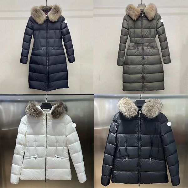 designer women down parkas mid length embroidered badge with waistband slim fit and fur collar hooded women puffer jacket winter jacket, Black
designer women down parkas mid length embroidered badge with waistband slim fit and fur collar hooded women puffer jacket winter jacket, Black
