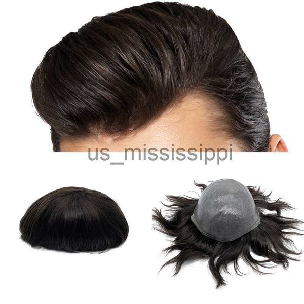 synthetic wigs invisible hairline thin skin base human hair system toupee x0826, Black
synthetic wigs invisible hairline thin skin base human hair system toupee x0826, Black