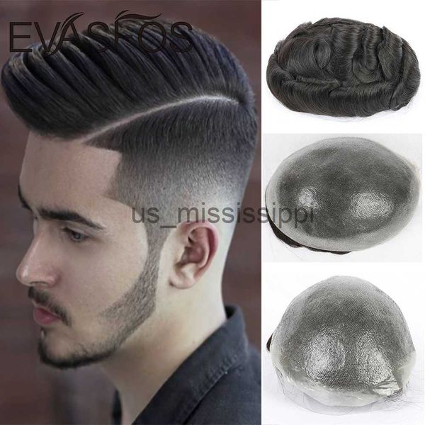 synthetic wigs evasfos 002004mm super thin skin men's toupee natural european human hair male wig prosthesis hair system for men x0826, Black
synthetic wigs evasfos 002004mm super thin skin men's toupee natural european human hair male wig prosthesis hair system for men x0826, Black