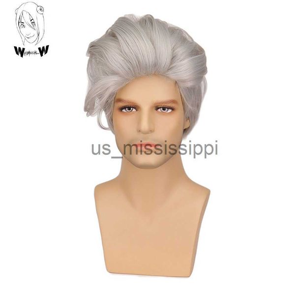 synthetic wigs whimsical w men short straight synthetic wig for male hair fleeciness realistic natural sliver white toupee wigs x0826, Black
synthetic wigs whimsical w men short straight synthetic wig for male hair fleeciness realistic natural sliver white toupee wigs x0826, Black