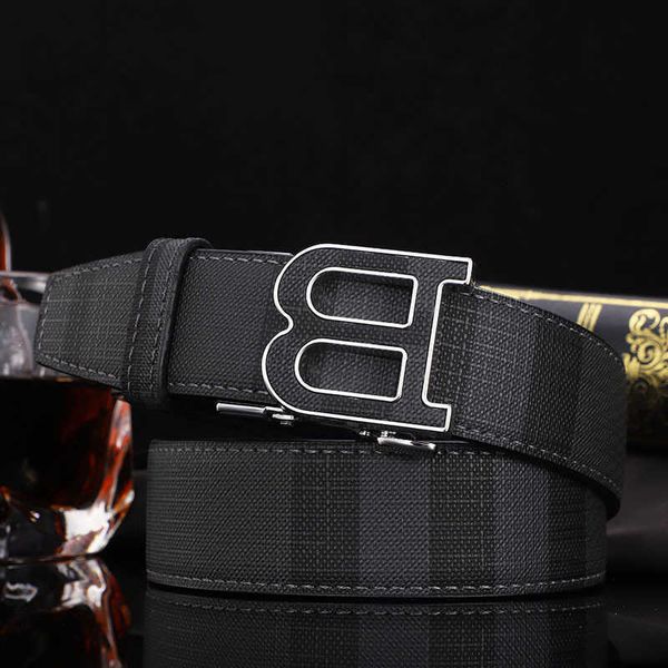 mens automatic buckle belt letter b plaid business casual pants 6 colors designer brand jeans waistband 77uj, Black;green
mens automatic buckle belt letter b plaid business casual pants 6 colors designer brand jeans waistband 77uj, Black;green