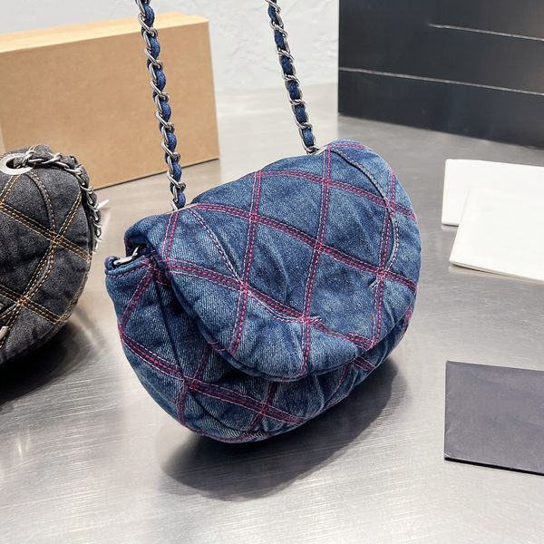 luxury designer classic mini tannin denim crossbody bags diamond lattice flap handbags france brand women silver metal hardware shoulder bag
luxury designer classic mini tannin denim crossbody bags diamond lattice flap handbags france brand women silver metal hardware shoulder bag