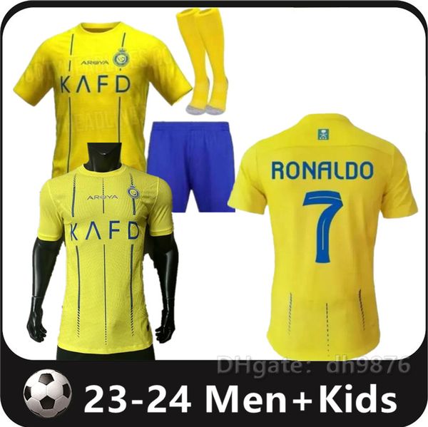 23 24 al nassr fc soccer jerseys ronaldo 2023 2024 home yellow away gonzalo mane martinez talisca women fans player version men kids kit foo, Black;yellow
23 24 al nassr fc soccer jerseys ronaldo 2023 2024 home yellow away gonzalo mane martinez talisca women fans player version men kids kit foo, Black;yellow