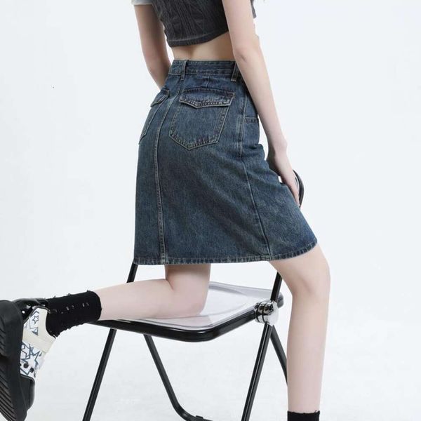 item title skirt summer korean retro high waist a line denim short for women who show their slim legs long, Black
item title skirt summer korean retro high waist a line denim short for women who show their slim legs long, Black